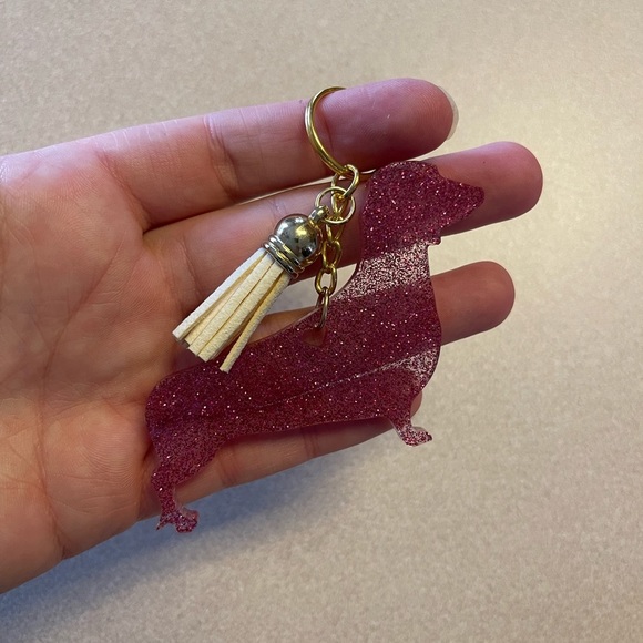 🎉🎉2x HP🎉🎉 Handmade Dachshund Keychain - Picture 2 of 6